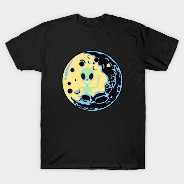 Space Alien T-Shirt by rjstyle7